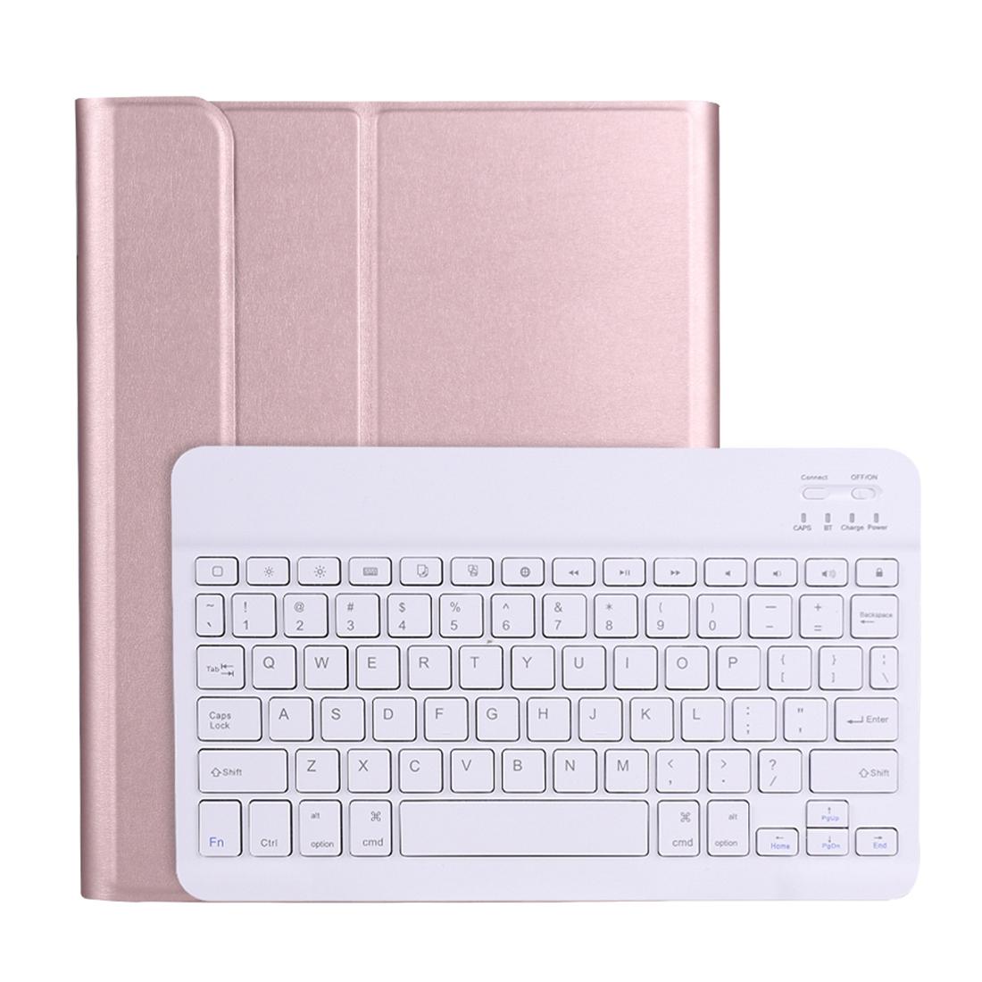 V562-GR9877ORPI-202504291825-00 Detachable Bluetooth Keyboard Tablet Case For Ipad Pro 11 With Pen Slot & Holder - Ultra-Thin 2020 - Rose Gold - Image 1