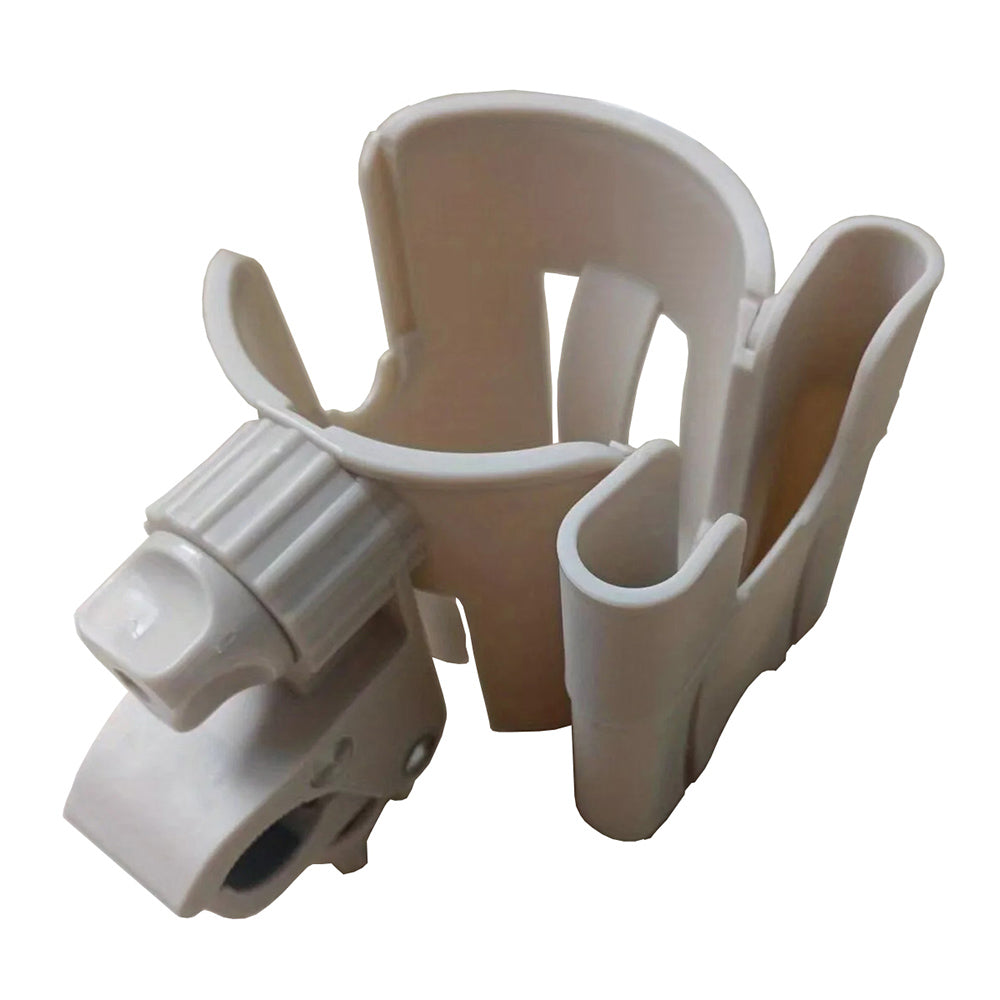 V562-GU24-JA423WHITE-202503280147-00 Vibe Geeks Convenient 2-in-1 Stroller Cup and Phone Holder for On-the-go Parenting - White - Image 1