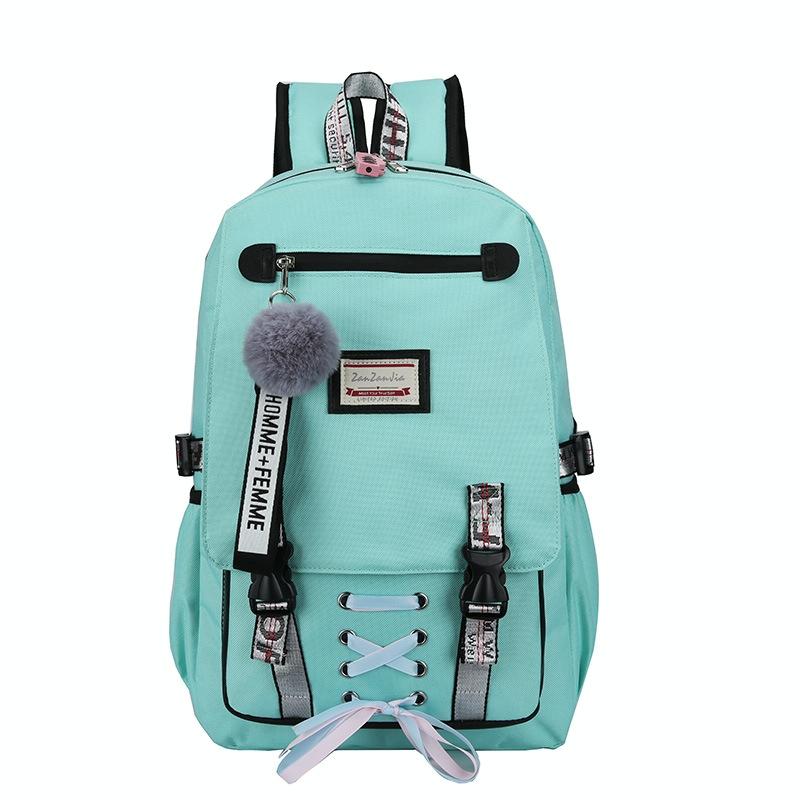 V562-H1008600550DBT-202505271306-00 Anti-theft Usb Backpack for Sports and Leisure - Green - Image 1