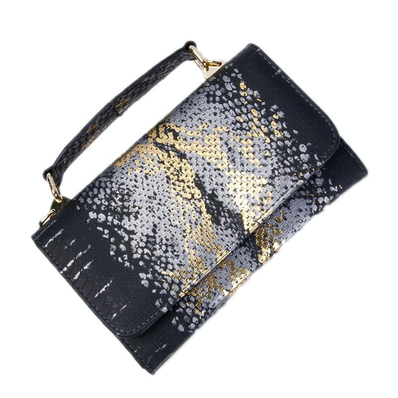 V562-H1059823060DBT-202504251600-00 Versatile Lady Crossbody Wrist Bag - Multi-functional - Sequins Black - Image 1