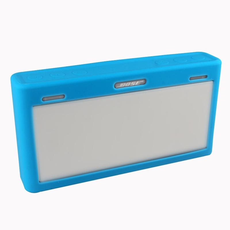 V562-L2829G7PI-202505291526-00 Waterproof Silicone Bluetooth Speaker Case for Bose Soundlink Iii - Blue - Image 1