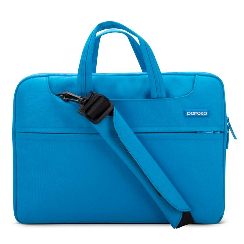 V562-L3004-BL-S-202502282031-00 Portable 12 Laptop Bag - Single Shoulder - Blue - Image 1