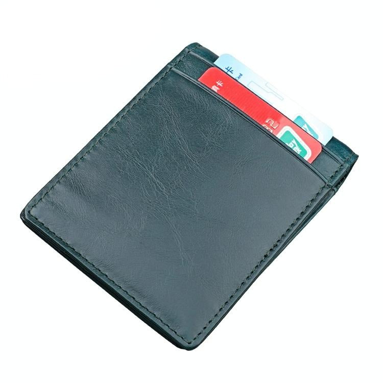 V562-L6866BCC-202504021916-00 Anti-magnetic Leather Rfid Wallet - Sleek & Secure - Blue - Image 1