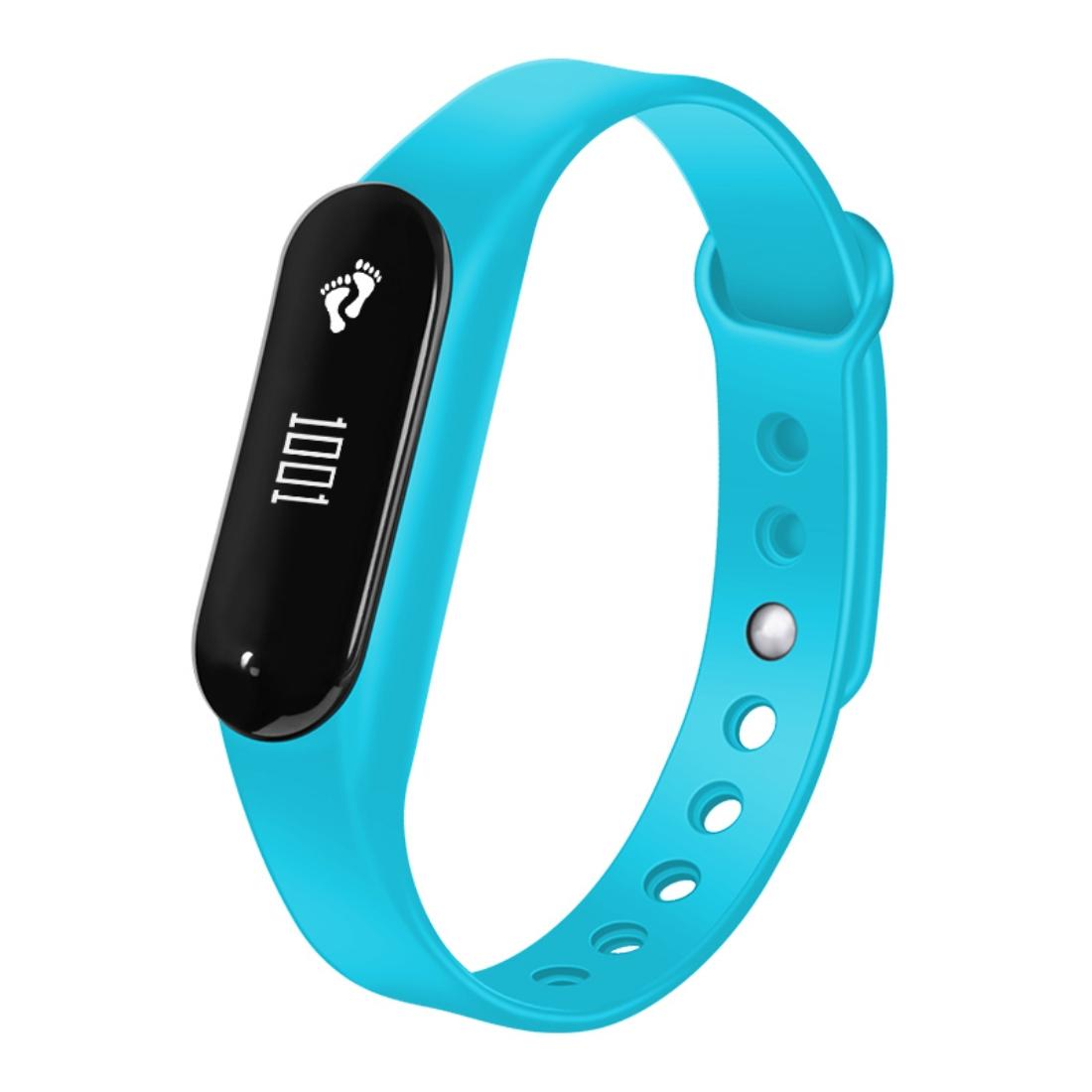 V562-L8630AC-202504252210-00 Bluetooth Smart Bracelet With Heart Rate Monitor And Sleep Tracker - Blue - Image 1