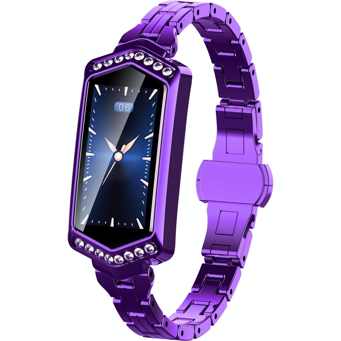 V562-P2148AC-202504252040-00 Smart Watch With Heart Rate Blood Oxygen And Sleep Monitoring - Ip67 Waterproof - Purple - Image 1