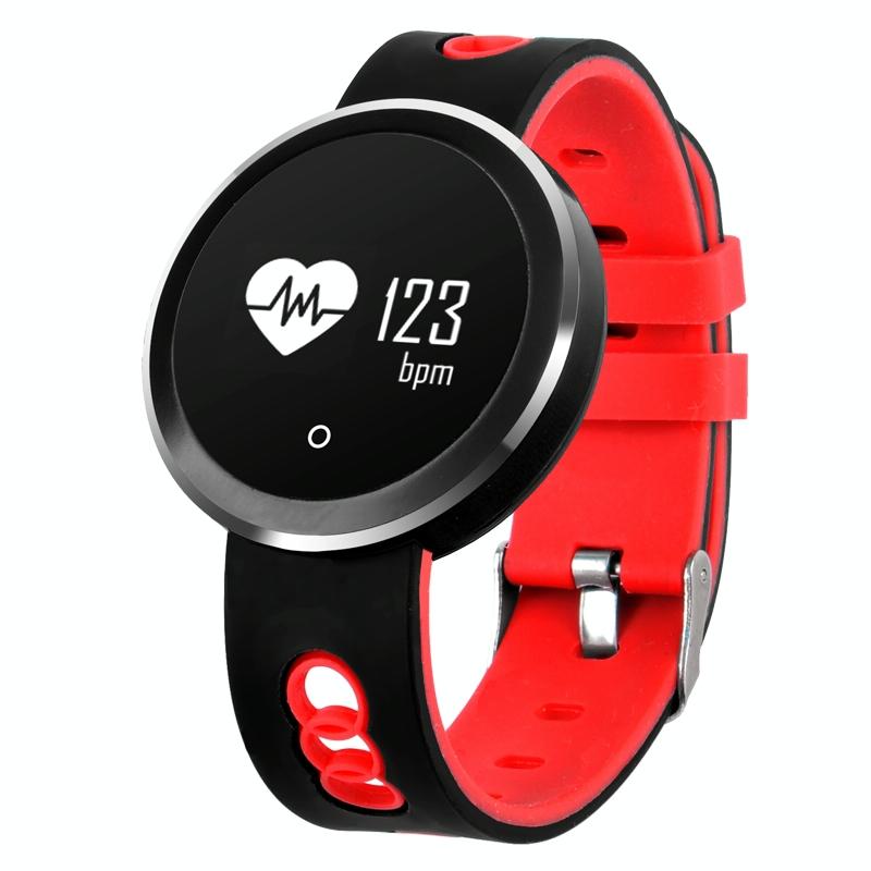 V562-R0468AW-202504252117-00 0.95 Inch Hd Oled Screen Display Bluetooth Smart Bracelet Ip68 Waterproof Support Pedometer / Sedentary Reminder / Heart Rate Monitor / Sleep Monitor Compatible With Android And Ios Phones - Red - Image 1