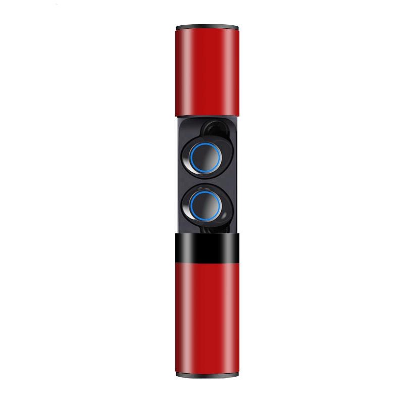 V562-R0805D6PI-202505211935-00 Wireless Tws Bluetooth V5.0 Earphones with Drawer Type S2 Design - Red - Image 1