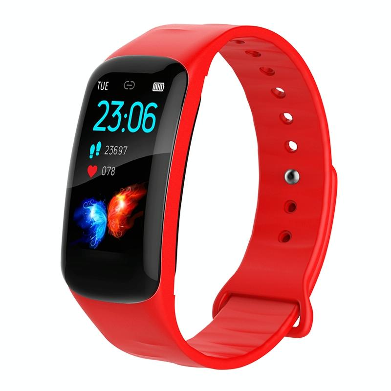 V562-R1550AC-202505262112-00 Waterproof Smart Bracelet With Step Heart And Sleep Monitoring - Ip67 - Red - Image 1