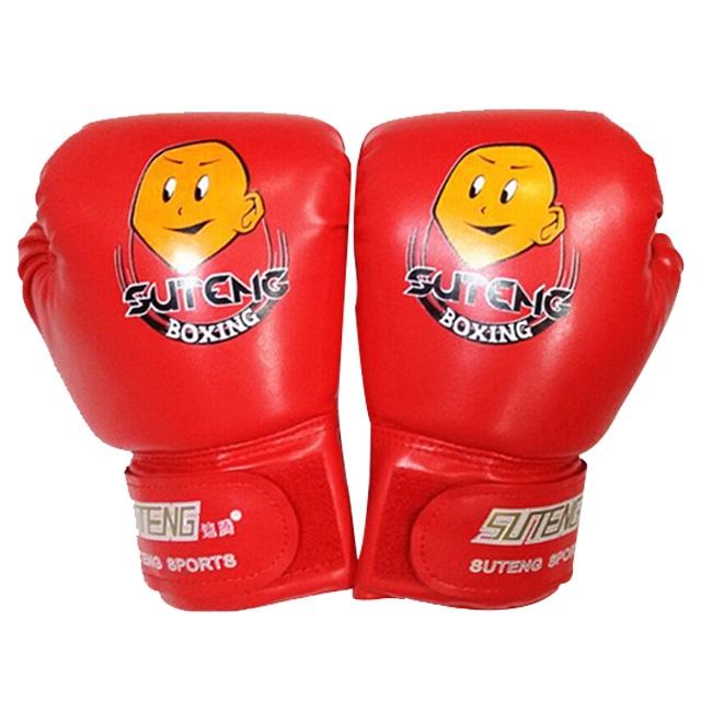 V562-R2156GO-202503072126-00 Children'S Cartoon Boxing Gloves - Pu Leather - Cartoon Red - Image 1