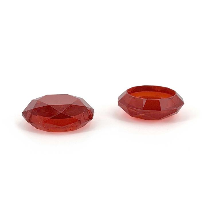 V562-R2320TN-202504181927-00 2 Pcs Diamond Texture Games Grip Caps for Ps5 - Red - Image 1
