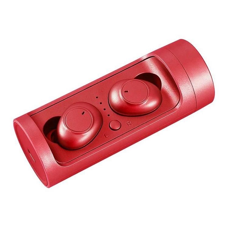 V562-R3681D6PI-202505231825-00 Wireless Touch Bluetooth Headset with Magnetic Charging - Automatic Pairing - Red - Image 1