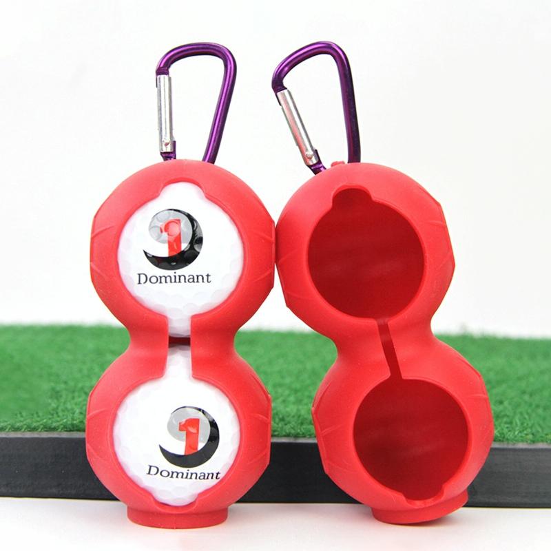 V562-R6526GO-202503041731-00 2-pack Golf Silicone Double-ball Protection Sleeves - Red - Image 1
