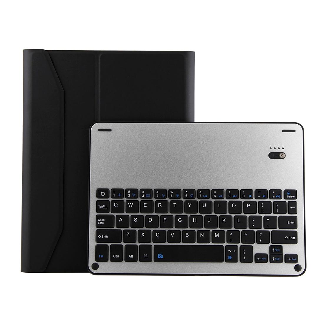 V562-SB4459D6PI-202504291906-00 Bluetooth Keyboard & Leather Tablet Case For Ipad Air / Pro 9.7 - Detachable Water Repellent Magnetic Sleep Function 3-Gear Angle Adjustment Pen Slot - Black Silver - Image 1