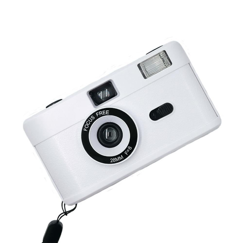 V562-V1055123060DBT-202502241425-00 Retro Manual Reusable Film Camera for Kids - no Film - White - Image 1