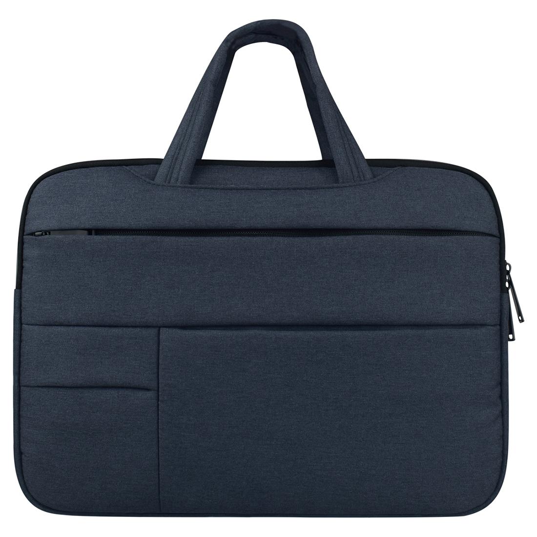 V562-VN1756CH-202502282220-00 13.3 Inch Laptop Tablet Bag With Multiple Pockets And Soft Oxford Cloth Handle - Navy - Image 1