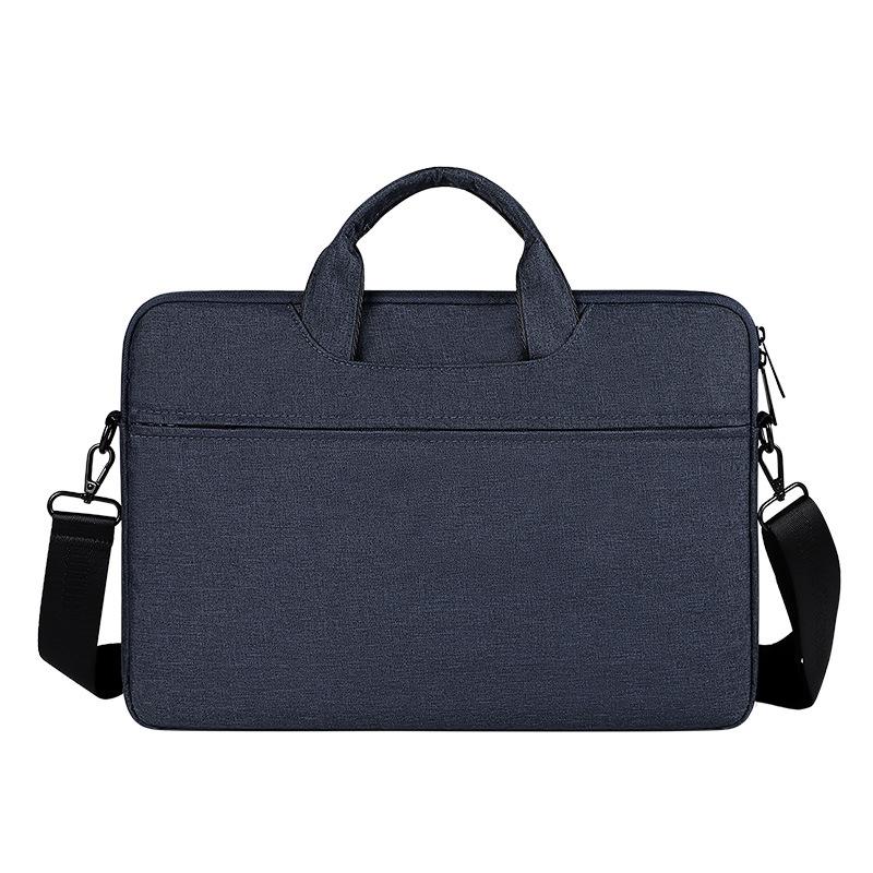 V562-VN6025BL-202502282226-00 Waterproof Oxford Cloth One-Shoulder Handbag For 15.6 Laptops - Hidden Portable Strap - Navy Blue - Image 1