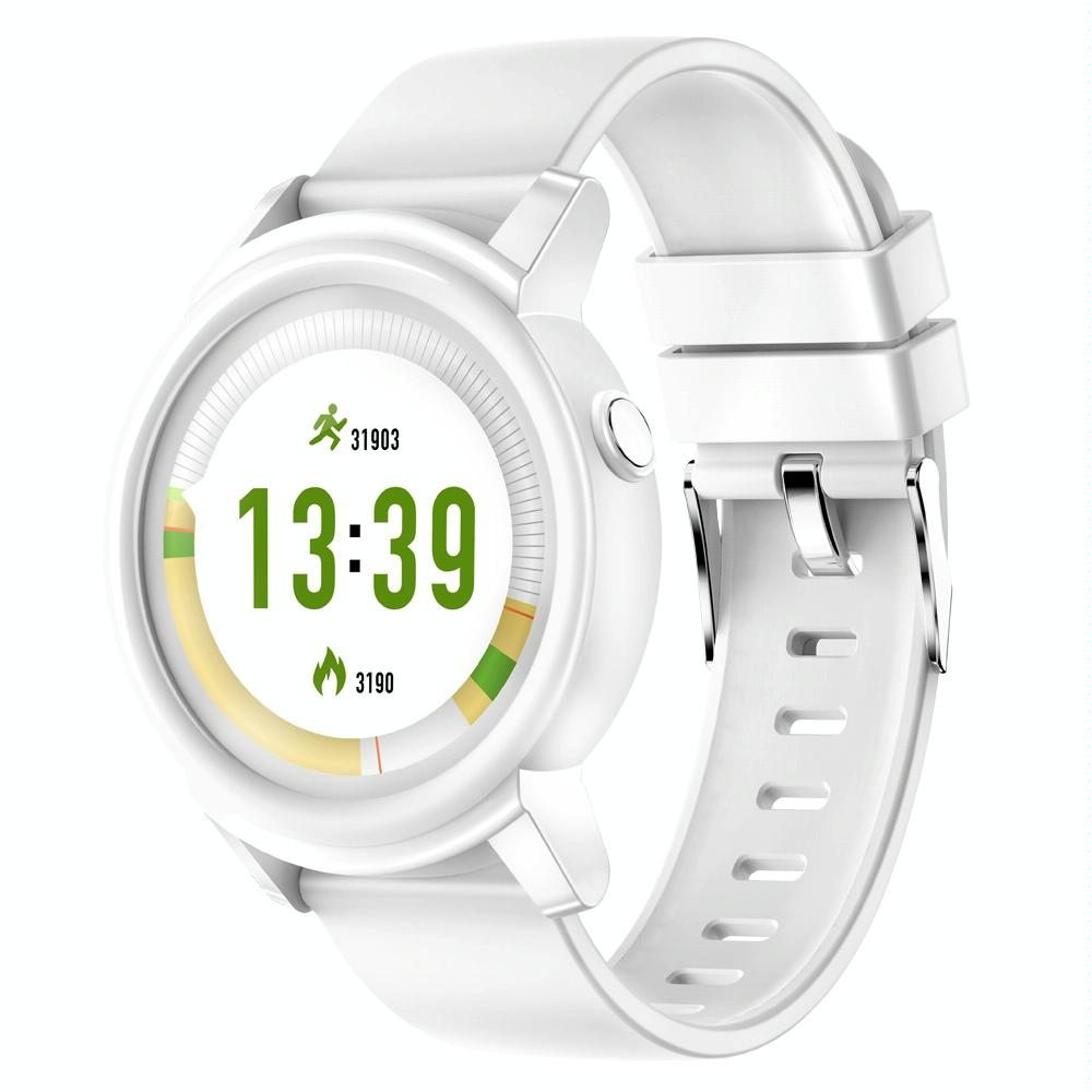V562-W1740AC-202505262106-00 Smart Bracelet With Call Reminder Heart Rate & Sleep Monitoring - White - Image 1