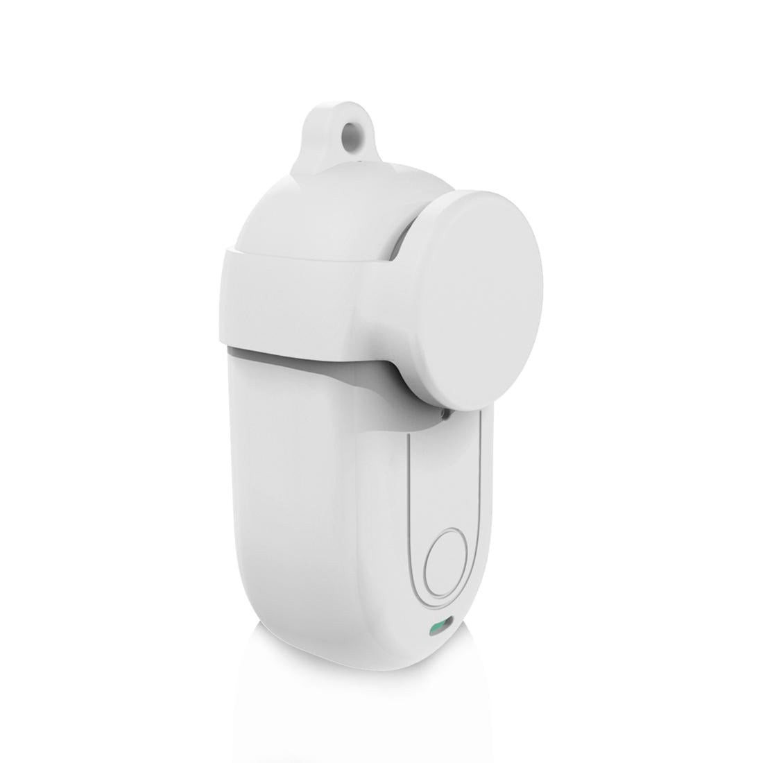 V562-W468UP-202502241405-00 Silicone Case with Lens Cover for Insta360 Go 3 - White - Image 1