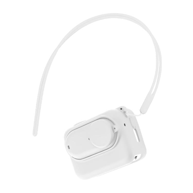 V562-W6056ACD-220243-00 Insta360 Go 3 Silicone Case with Lens Cap and Strap - White - Image 1