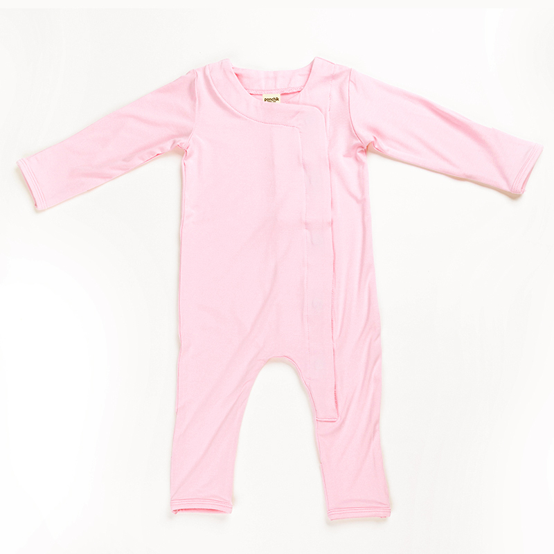 V563-111003991-202503052105-00 Ponchik Babies + Kids - Magnetic Bamboo Body Suit - Love - 3-6m - Image 1