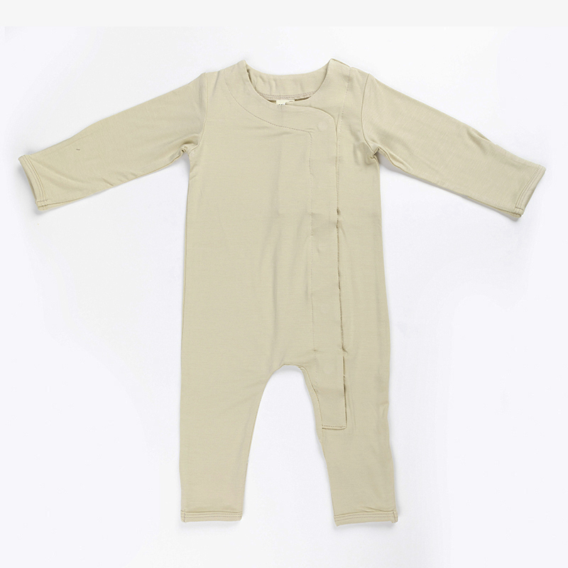V563-111004004-202503051215-00 Ponchik Babies + Kids - Magnetic Bamboo Body Suit - Pistachio - 2 y - Image 1