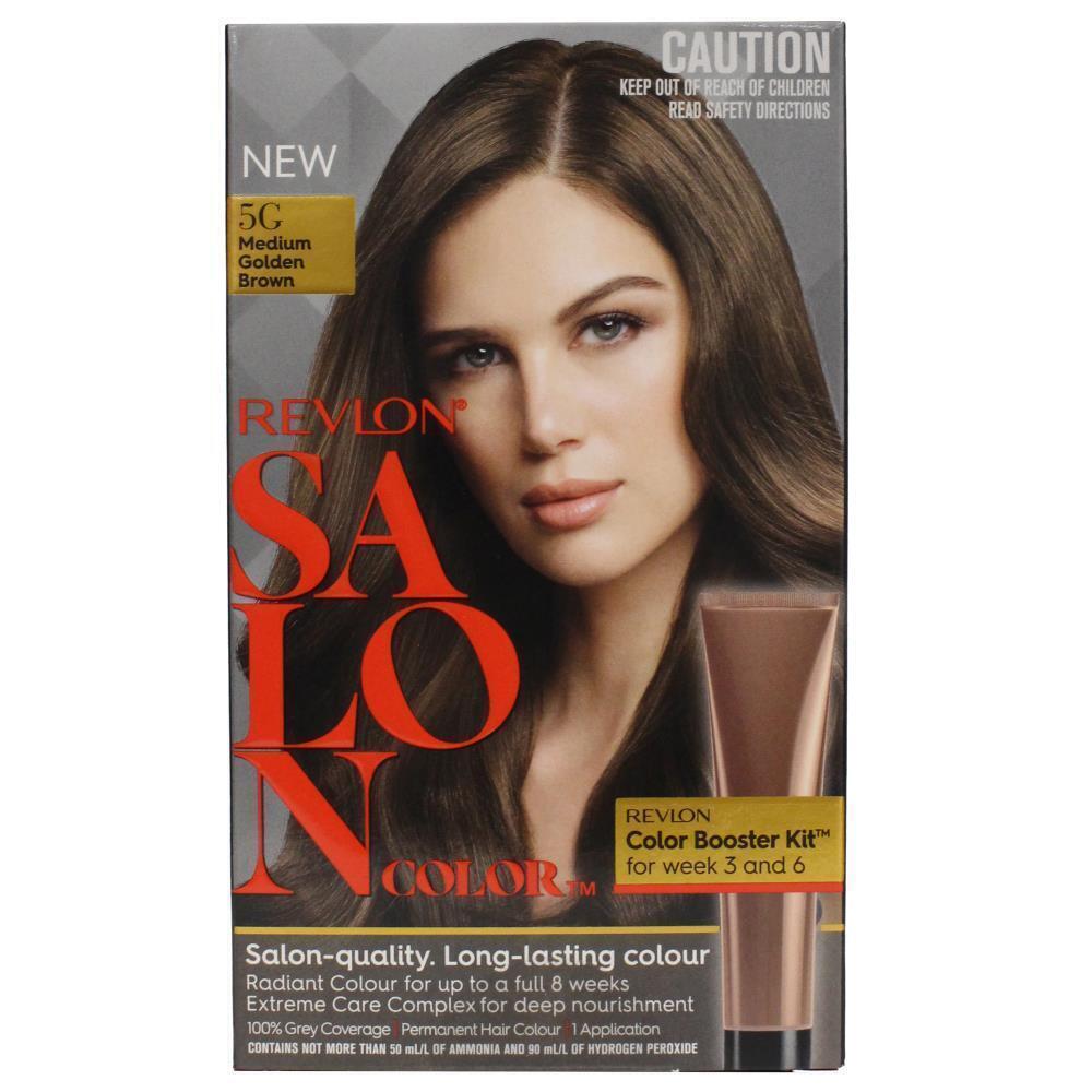 V563-309975116571-1PCS-202506020830-00 REVLON SALON HAIR COLOR 5G MEDIUM GOLDEN BROWN - Image 1