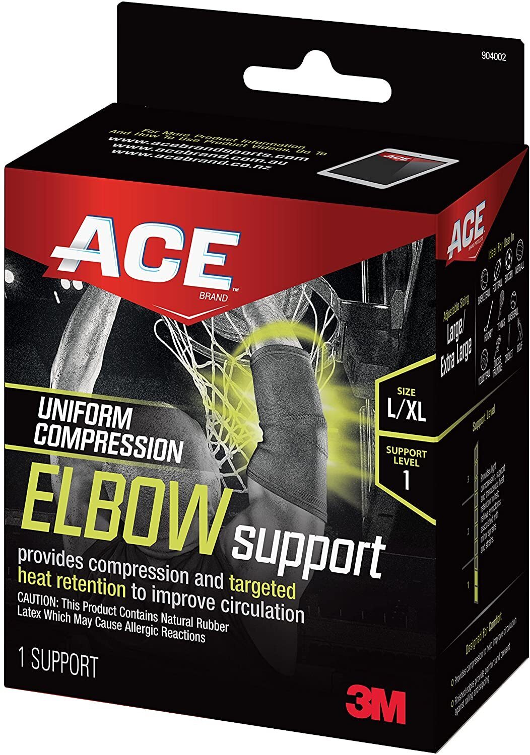 V563-51131208957-202503241706-00 3M Ace Compression Elbow Support Sleeve, Large - X-Large - Image 1