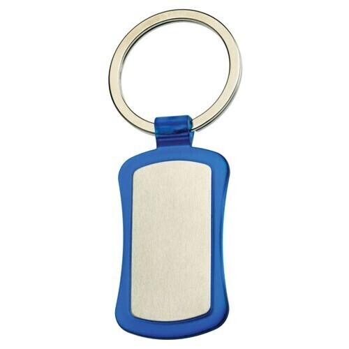 V563-65_002-50PCS-173163-00 50x Duo Key Tag Key Ring Keyring School Bag Badge Bulk - Blue - Image 1