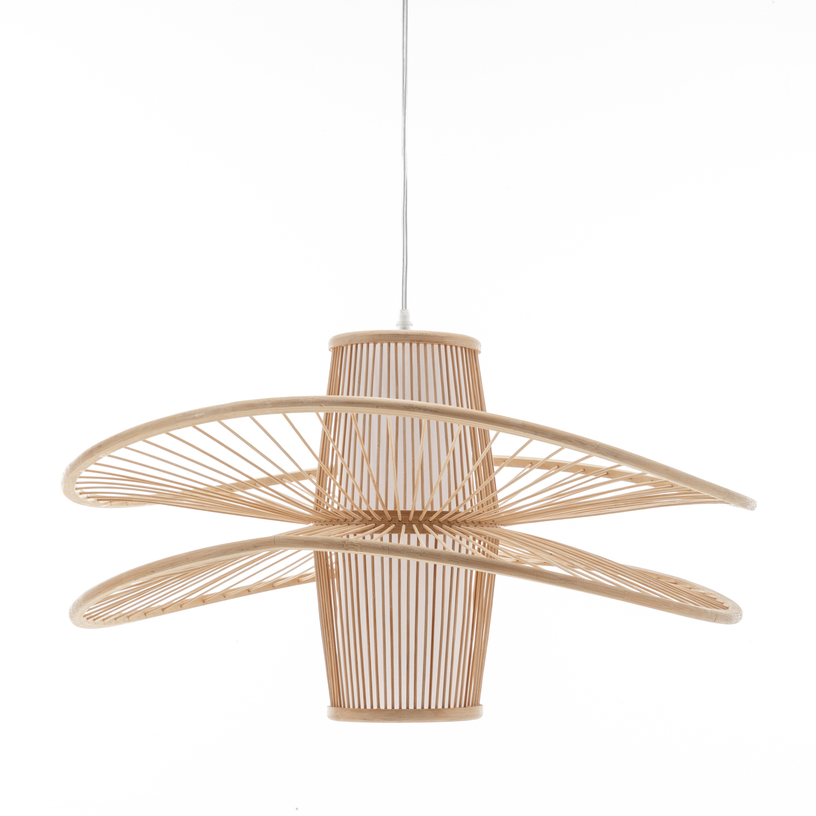 V563-75232-202503051426-00 Elysian Breeze Double Natural Hand-Woven Bamboo Double Wide Pendant Lamp Light - Image 1