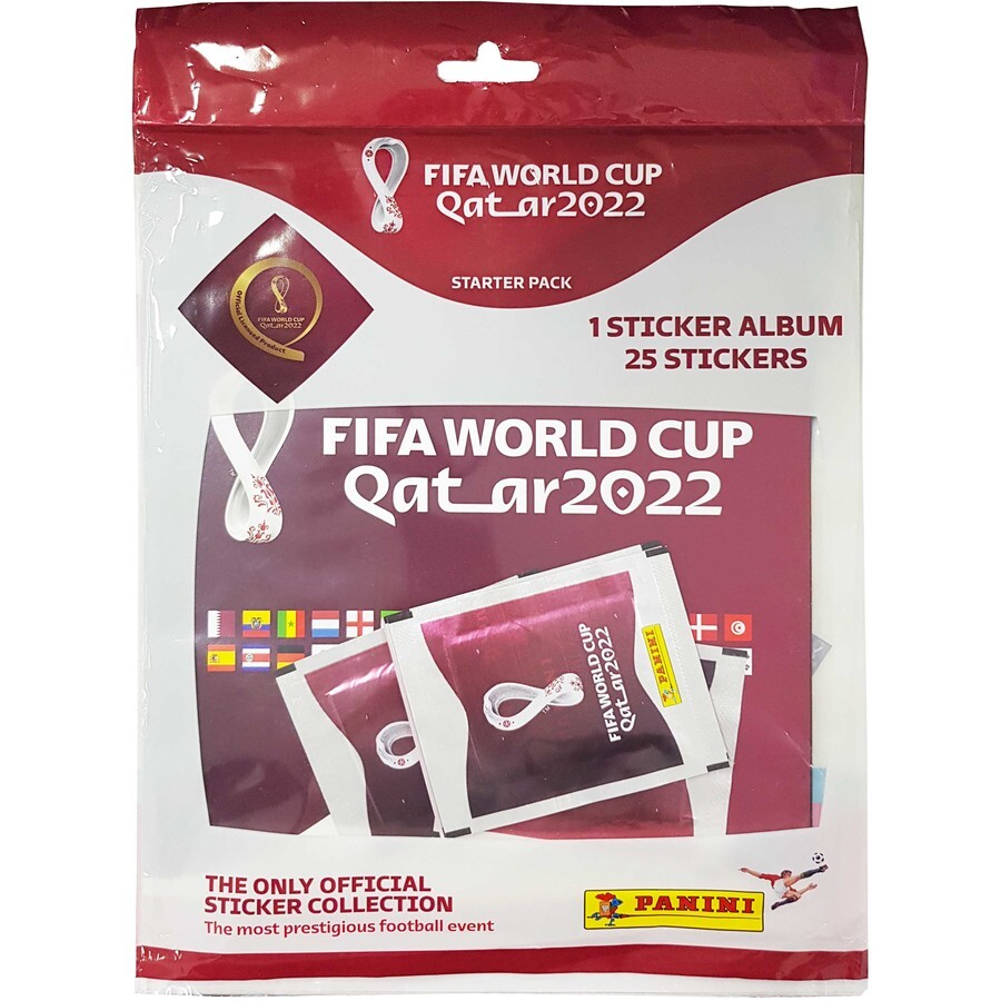 V563-8018190028904-150253-00 Panini 2022 FIFA World Cup Soccer Football Qatar Sticker Starter Pack - Image 1