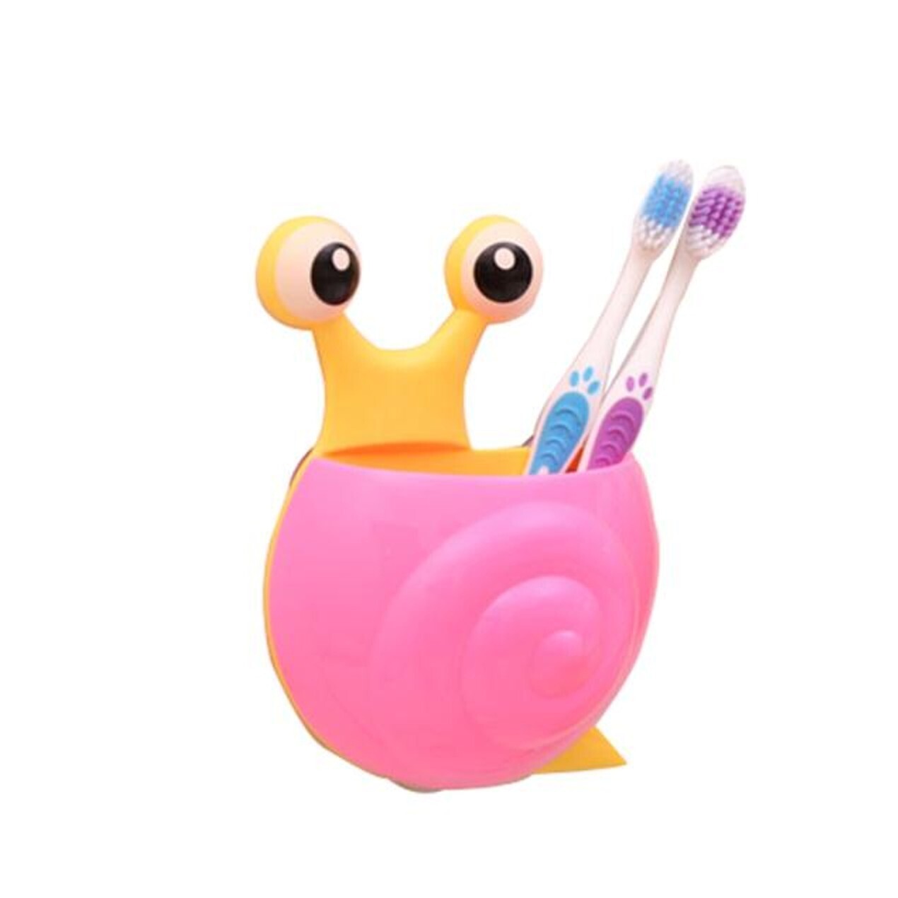 V563-9333022027061-202503241706-00 Happy Holders Toothbrush Holder Snail Bathroom Tooth Brush - Assorted Colours - Image 1