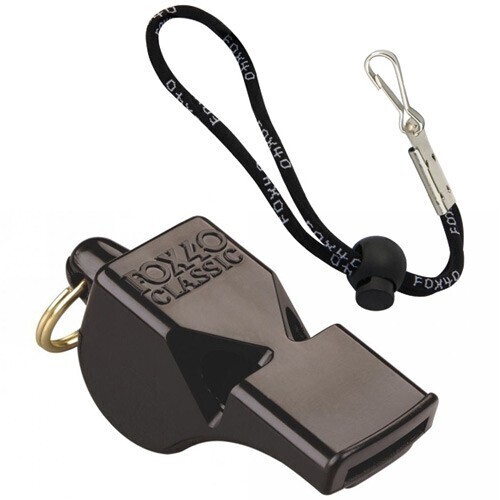 V563-9901-0008-202503120950-00 Fox 40 Classic Whistle Outdoor Safety Sports Referee Football Soccer - Black - Image 1