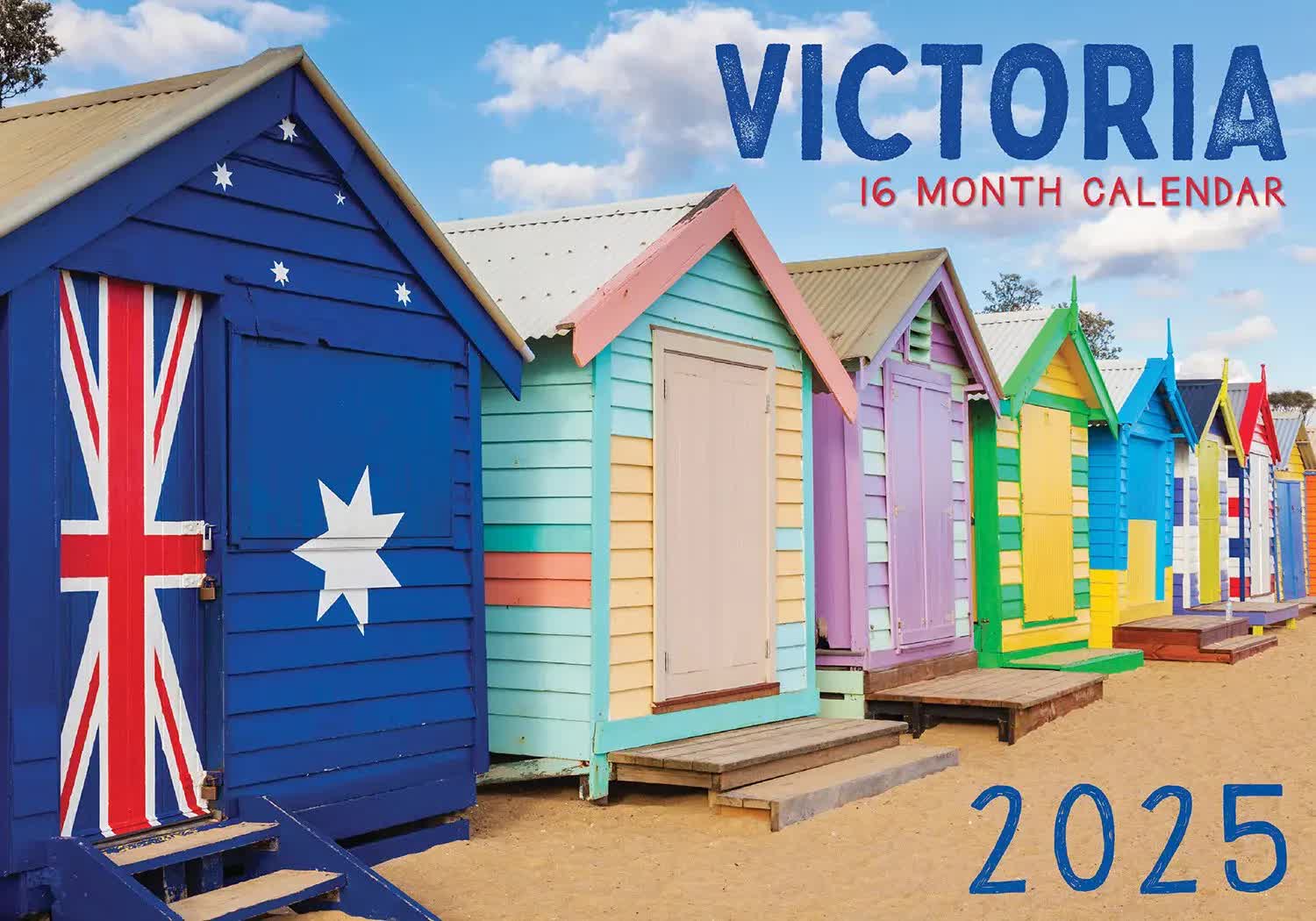 V563-A-6-9313559751233-214126-00 2025 Calendar Rectangle Wall Calendar 16 Months Hanging Planner Victoria Souvenir - Image 1