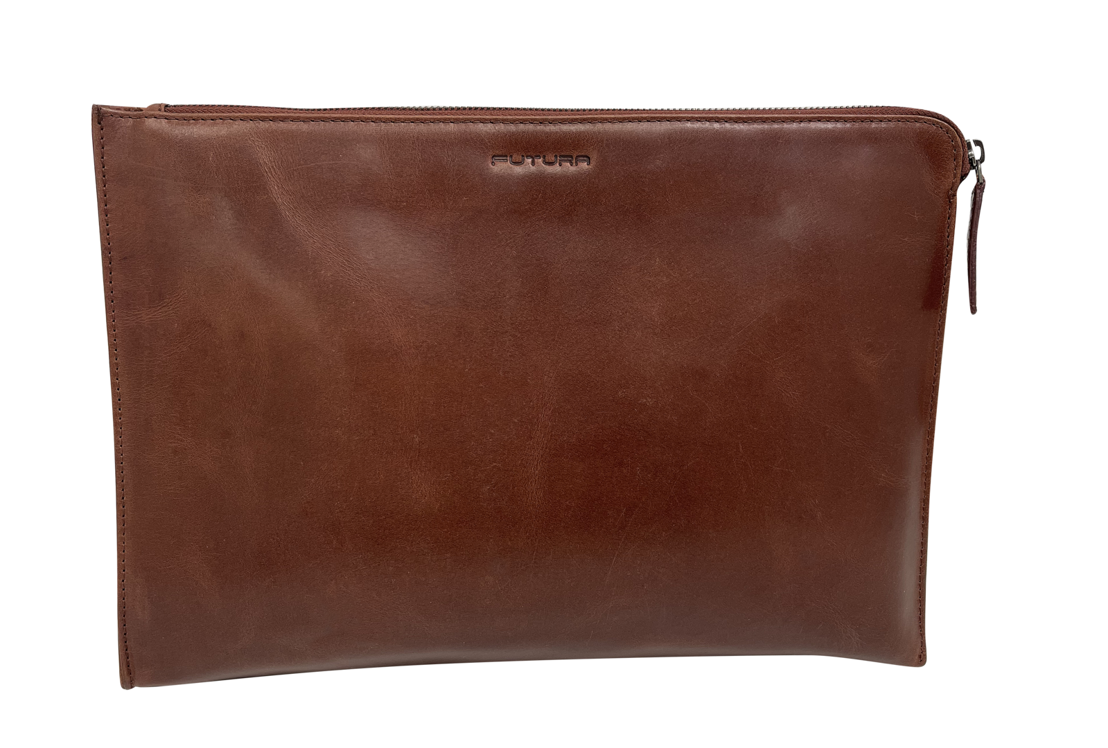 V563-A1979LBROWN-167428-00 Futura Mens Document Satchel Office Travel College Bag - Brown - Image 1