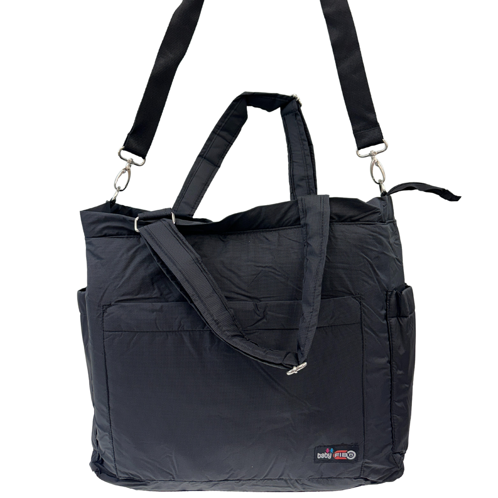 V563-A314N-BLACK-150016-00 FIB Baby Nappy Bag Diaper Maternity Milk Mummy Changing Travel Tote - Black - Image 1