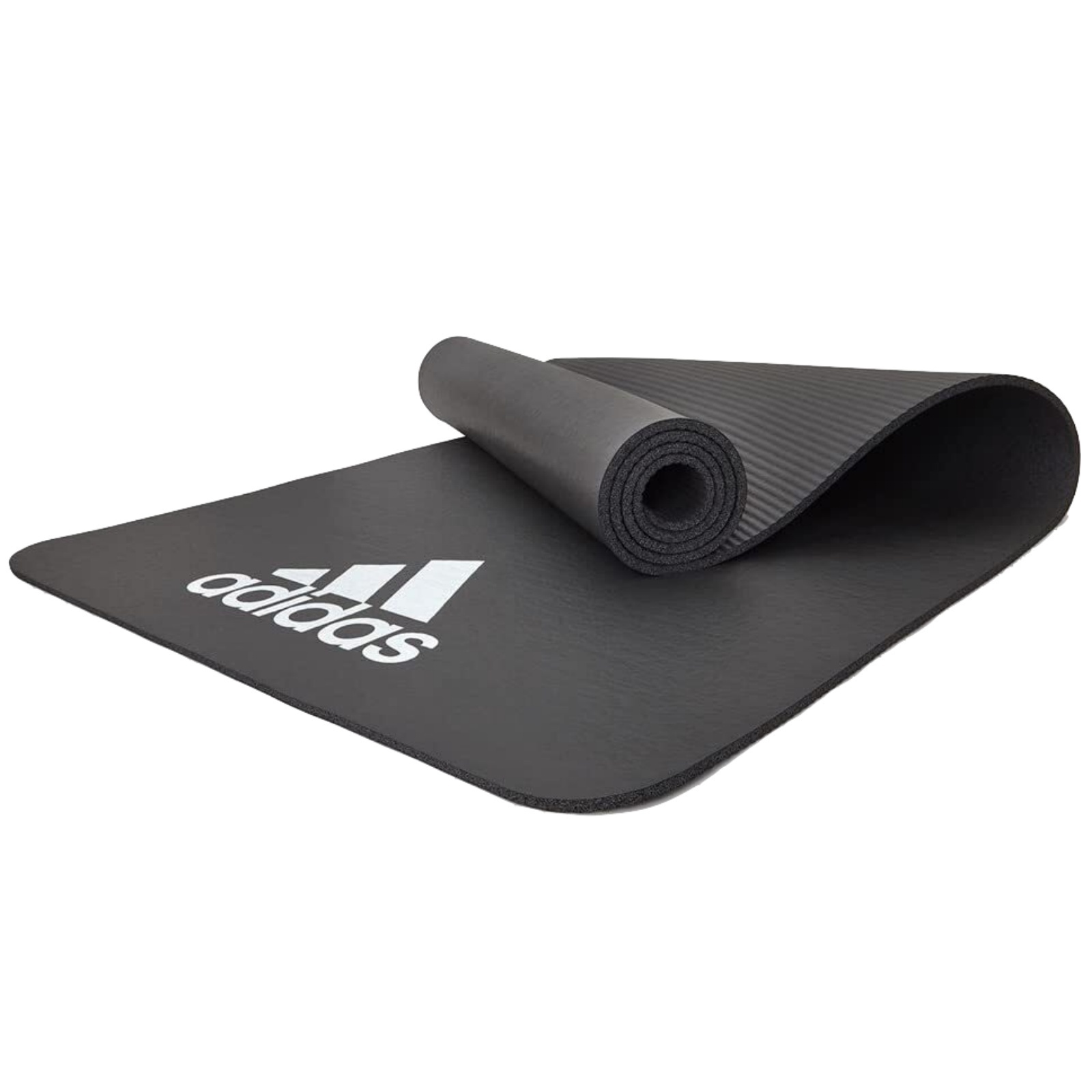 V563-ADMT-11014GR-202503251242-00 Adidas Fitness Mat 7mm Exercise Training Floor Gym Yoga Judo Pilates - Grey - Image 1