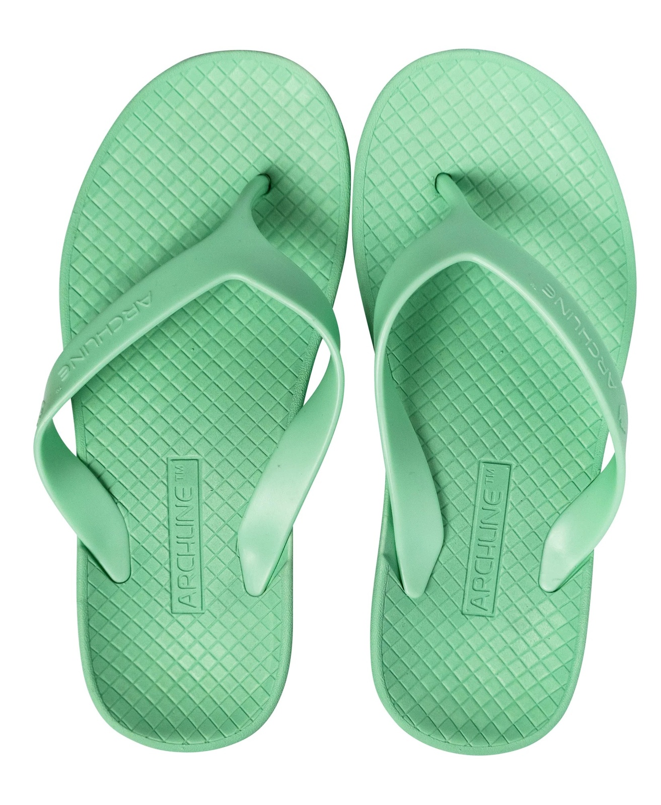 V563-ARCH011414-40-202503052205-00 ARCHLINE Orthotic Thongs Arch Support Shoes Footwear Flip Flops - Dew Green - EUR 40 - Image 1