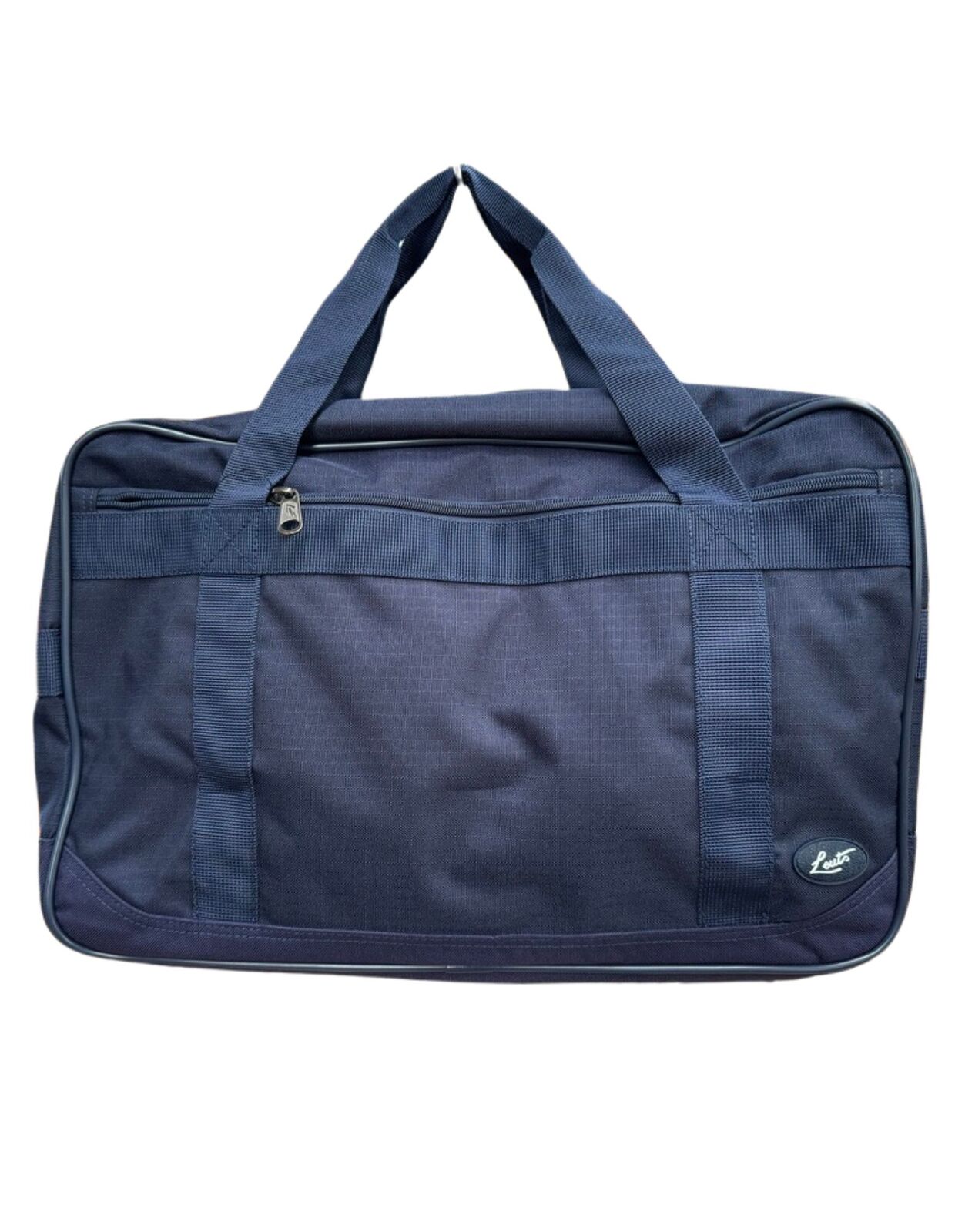 V563-B8105-DARK_NAVY-174806-00 44L Foldable Duffel Bag Gym Sports Luggage Travel Foldaway School Bags - Dark Navy - Image 1