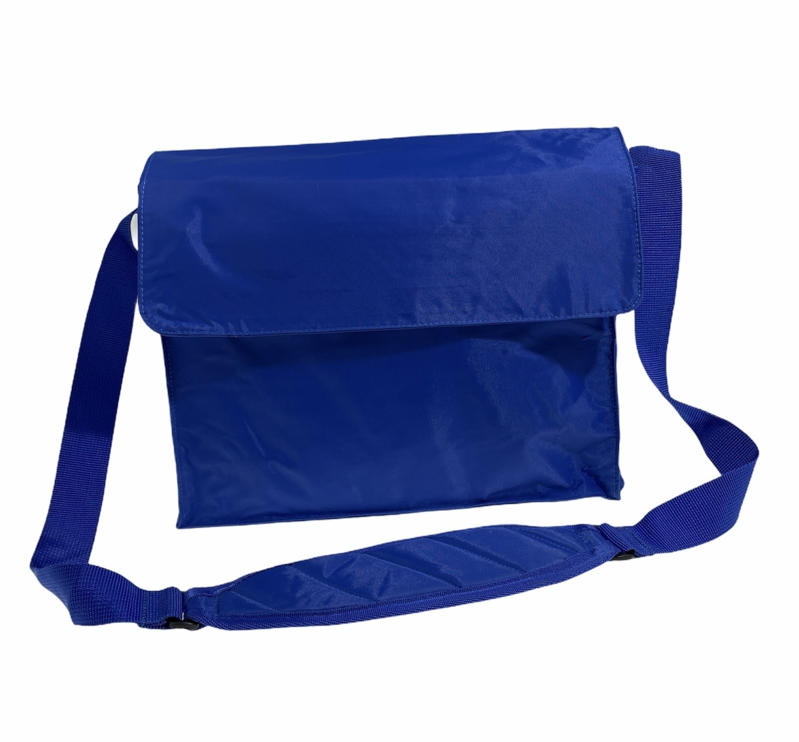 V563-B8113-ROYAL-202503052110-00 Leuts Tote Library Shoulder Bag School Book Books Carry Storage Messenger - Royal Blue - Image 1