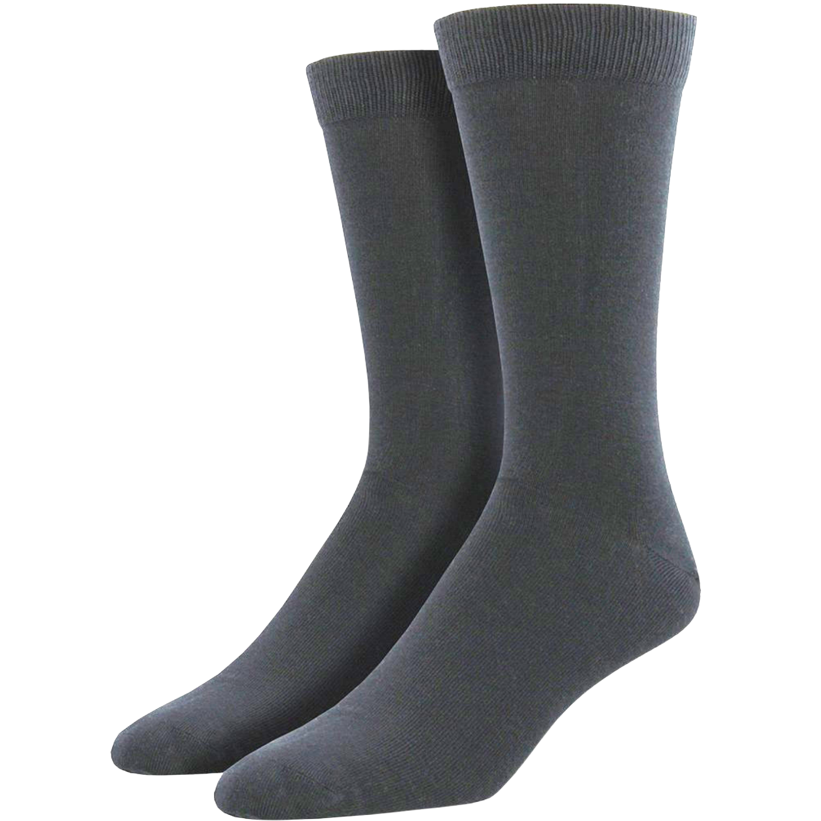 V563-BMBLSETOP-1PAIR-GRY-7_11-202503030906-00 1 Pair Premium Bamboo Loose Top Socks Diabetic Diabetes Circulation Eco Sox - Grey - 7-11 - Image 1
