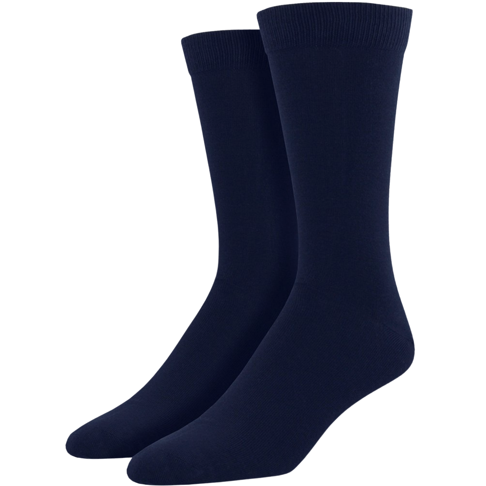 V563-BMBLSETOP-1PAIR-NVY-7_11-202503030906-00 1 Pair Premium Bamboo Loose Top Socks Diabetic Diabetes Circulation Eco Sox - Navy - 7-11 - Image 1