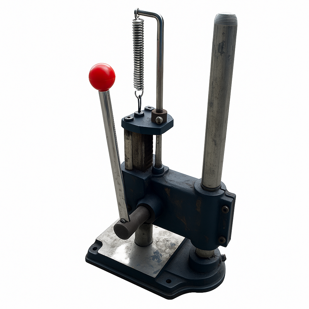 V563-BOTTLE_CLOSER-202506241242-00 Heavy Duty Arbor Hand Press - Manual Riveting, Staking, and Punch Tool - Image 1