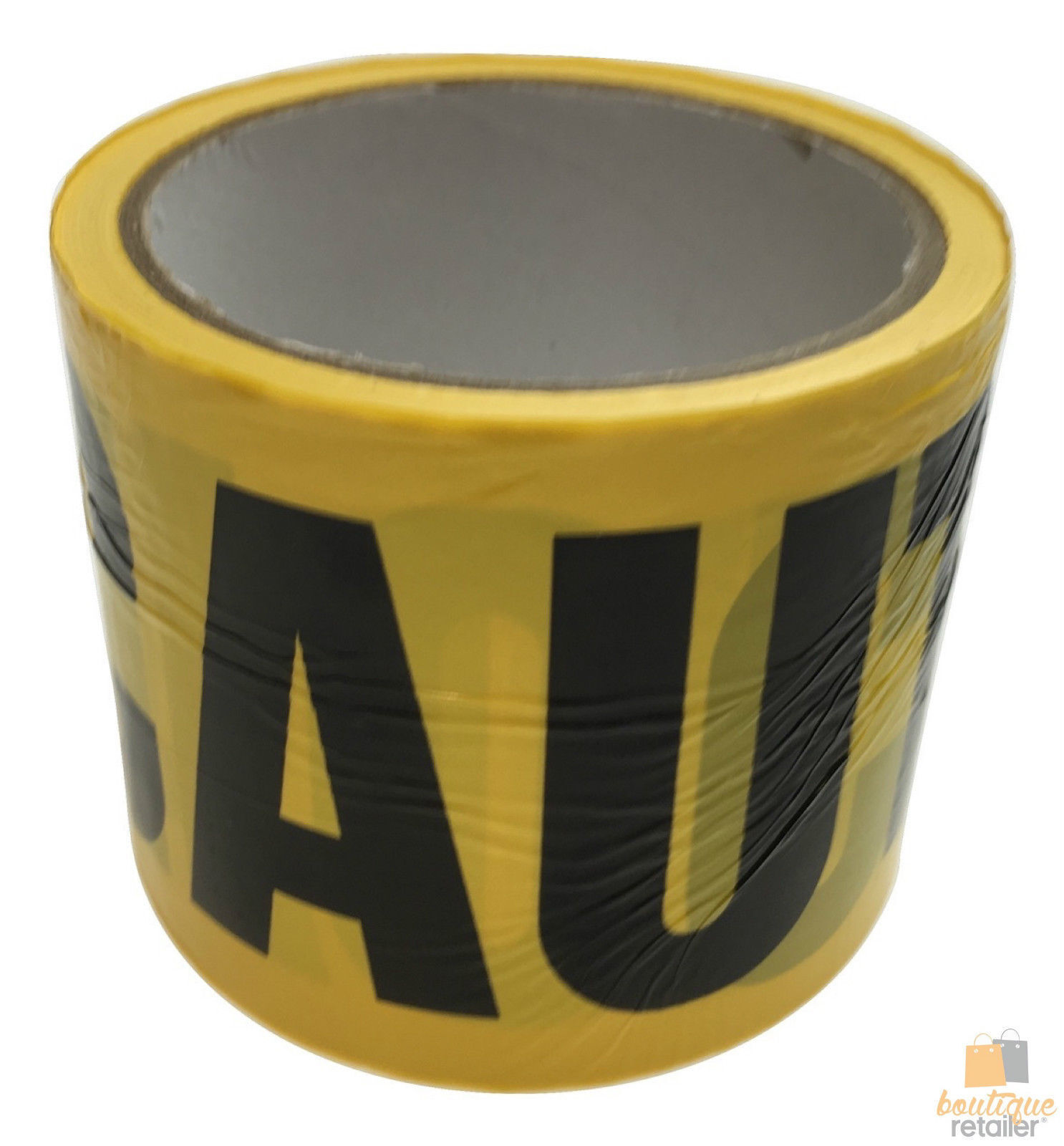 V563-BR-3CAUTIONTAPE-202503051406-00 3x CAUTION TAPE Yellow Safety Warning Barricade Industrial Strip Non-Stick 20m - Image 1