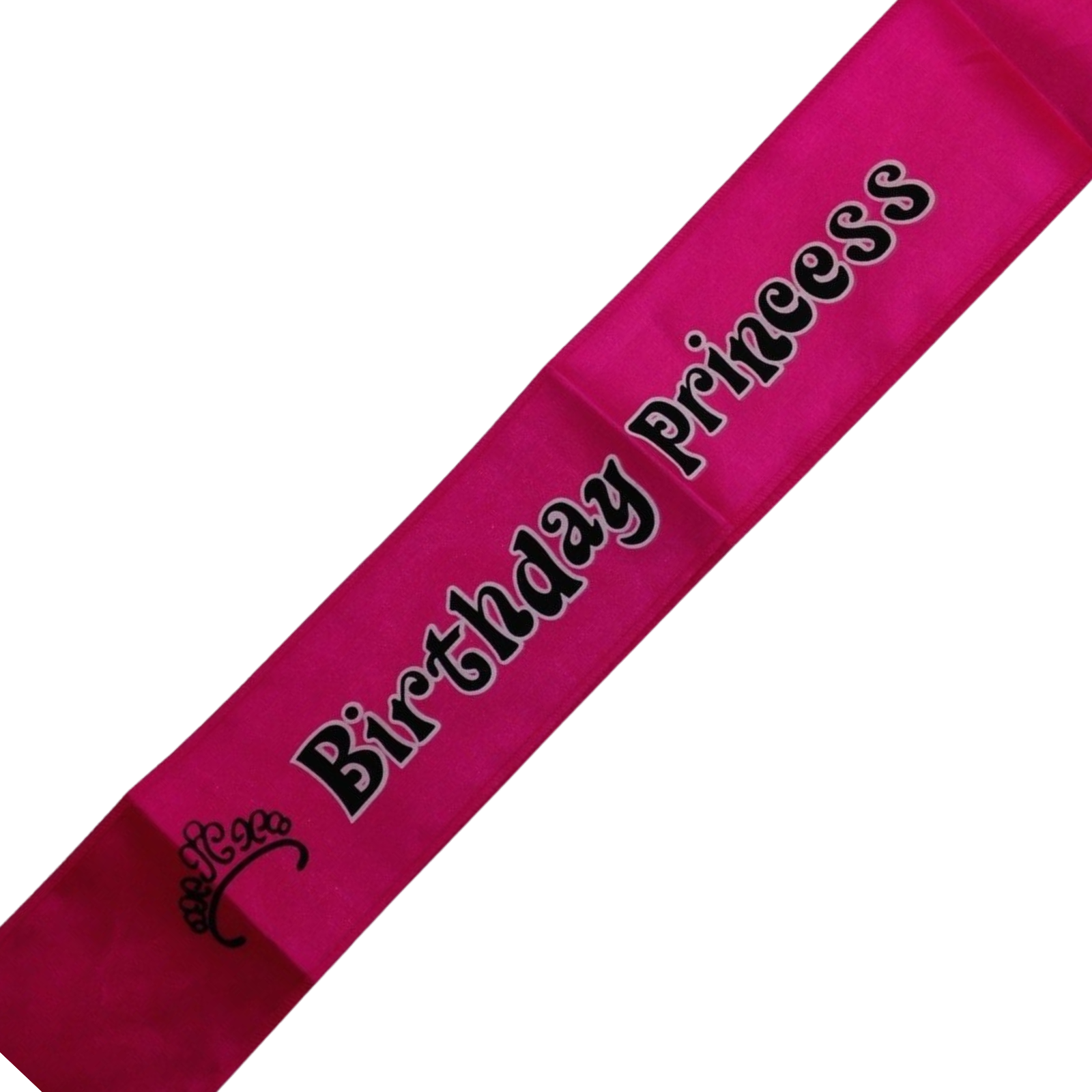 V563-BR-BEDAYSASH-BPHOTPNKBKW-184685-00 Birthday Princess Sash 21st 18th Girls Night Party Costume Celebration Bday - Pink - Image 1