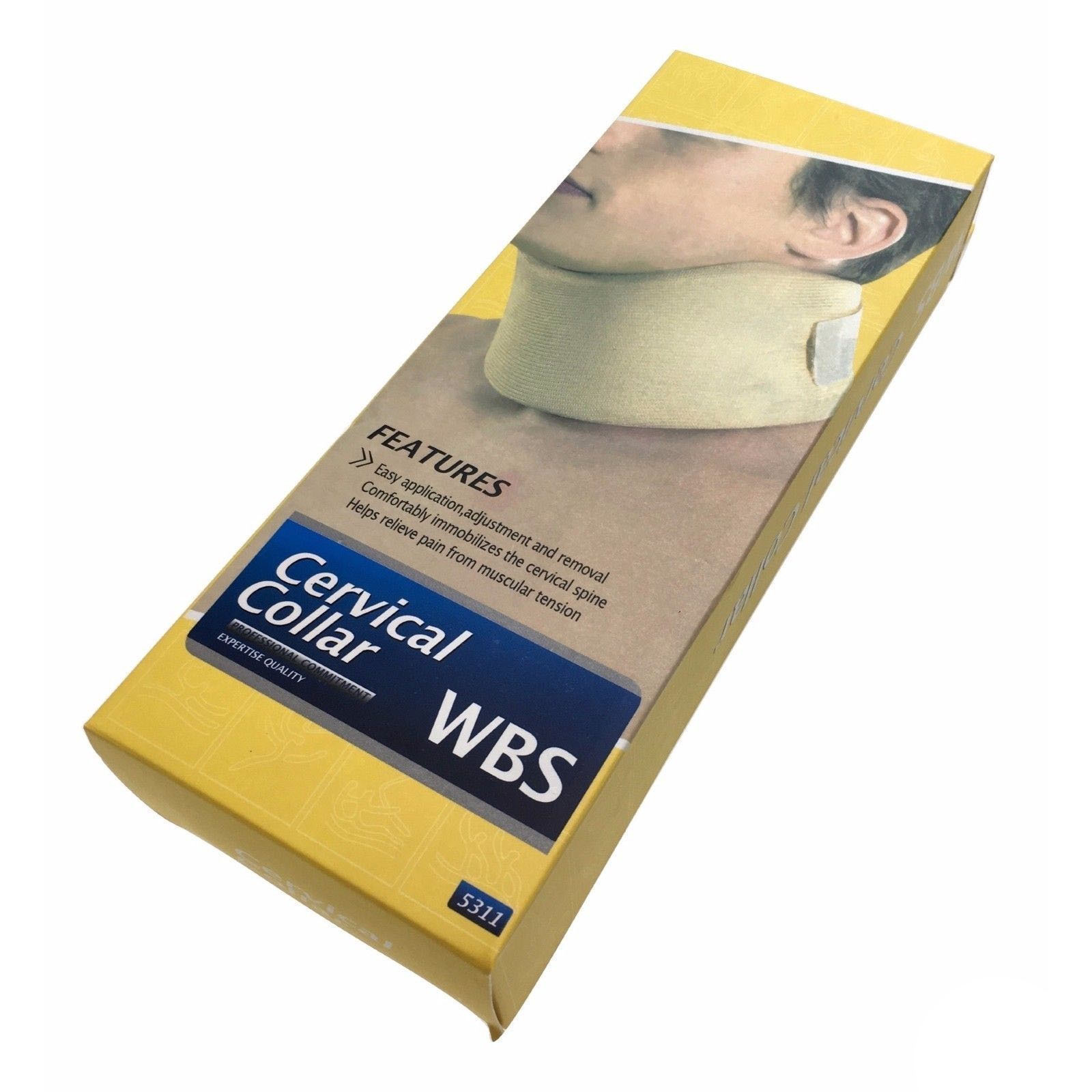 V563-BR-CERVICALCOL-BRCE-202503051405-00 CERVICAL COLLAR Neck Foam Brace Support Spine Shoulder Relief - Image 1