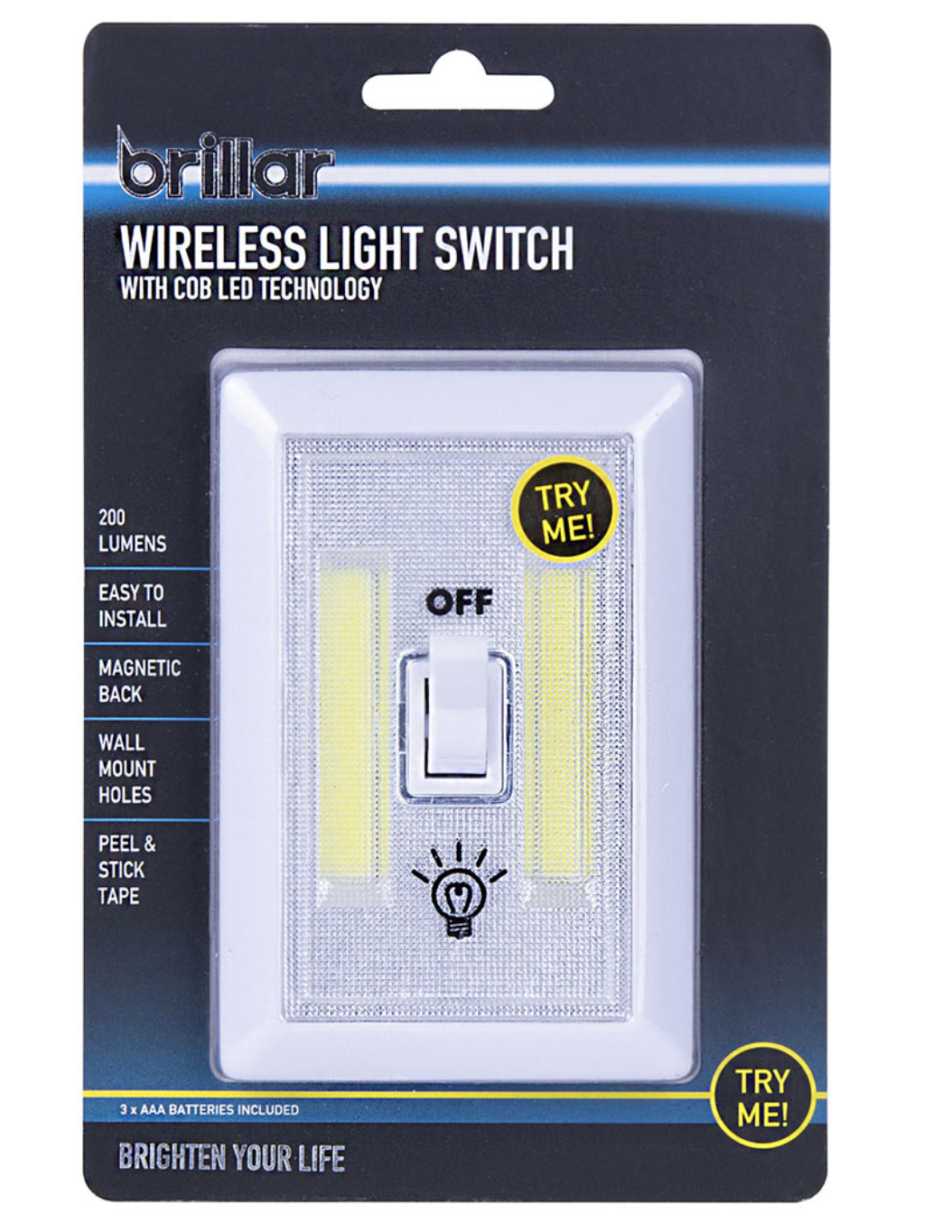 V563-BR0012-202503072105-00 Brillar Wireless Light Switch with Cob Led Technology - Image 1