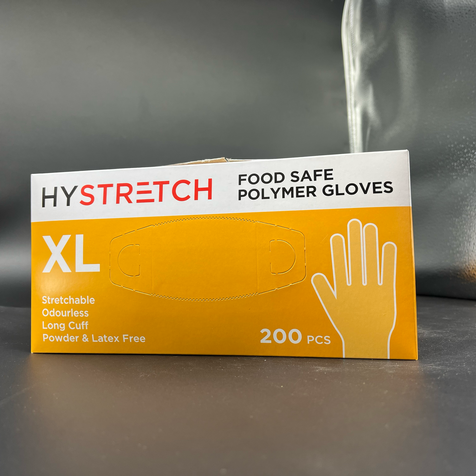 V563-HY2404-1BOX-XL-202503051446-00 1000x Clear Disposable Vinyl Gloves Powder Free Latex Free Bulk - 1 Box - XL - Image 1