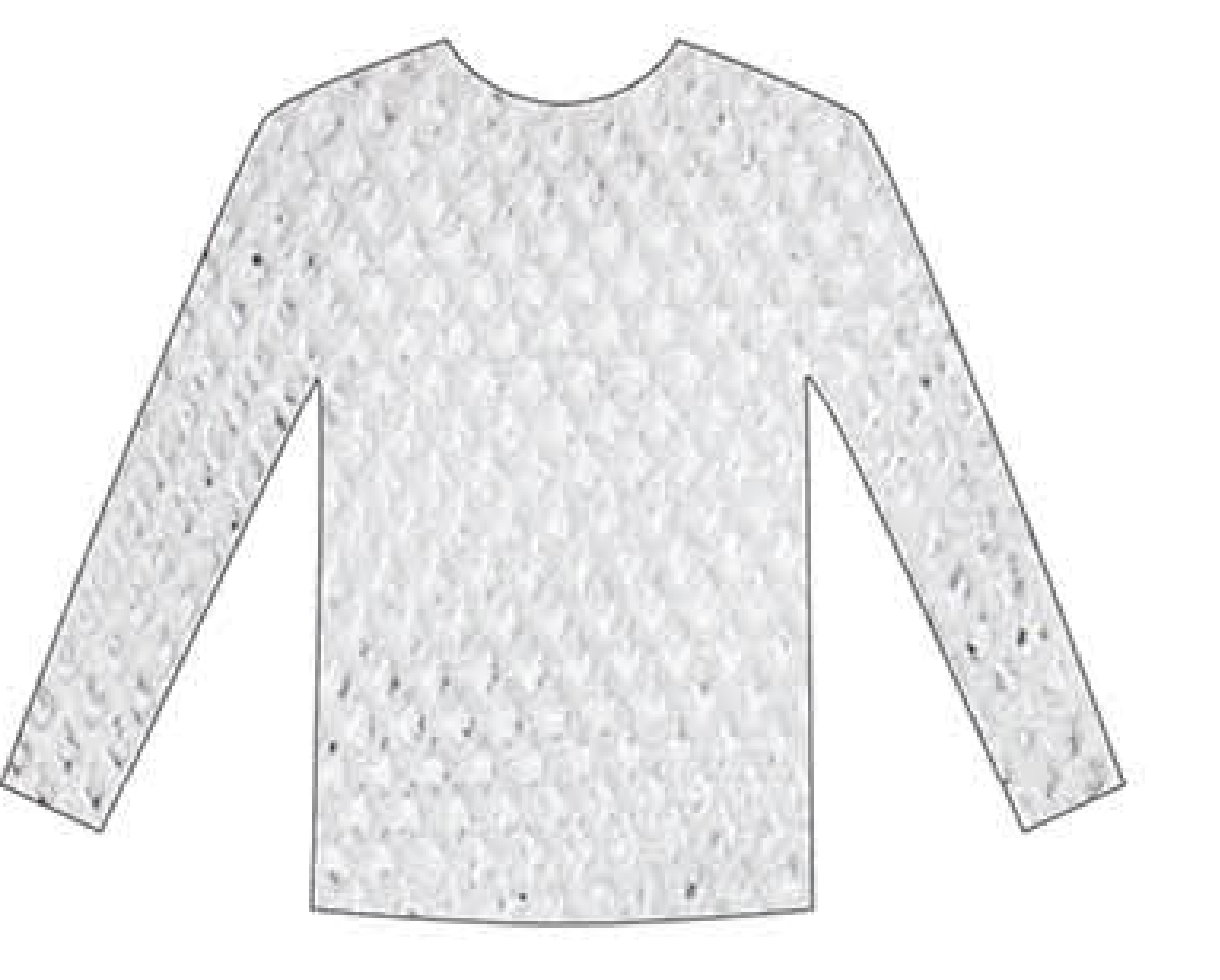 V563-JD-12168-WHT-202503051641-00 LONG SLEEVE FISHNET TOP Blouse T Shirt Tee Costume Party See Through - White - Image 1