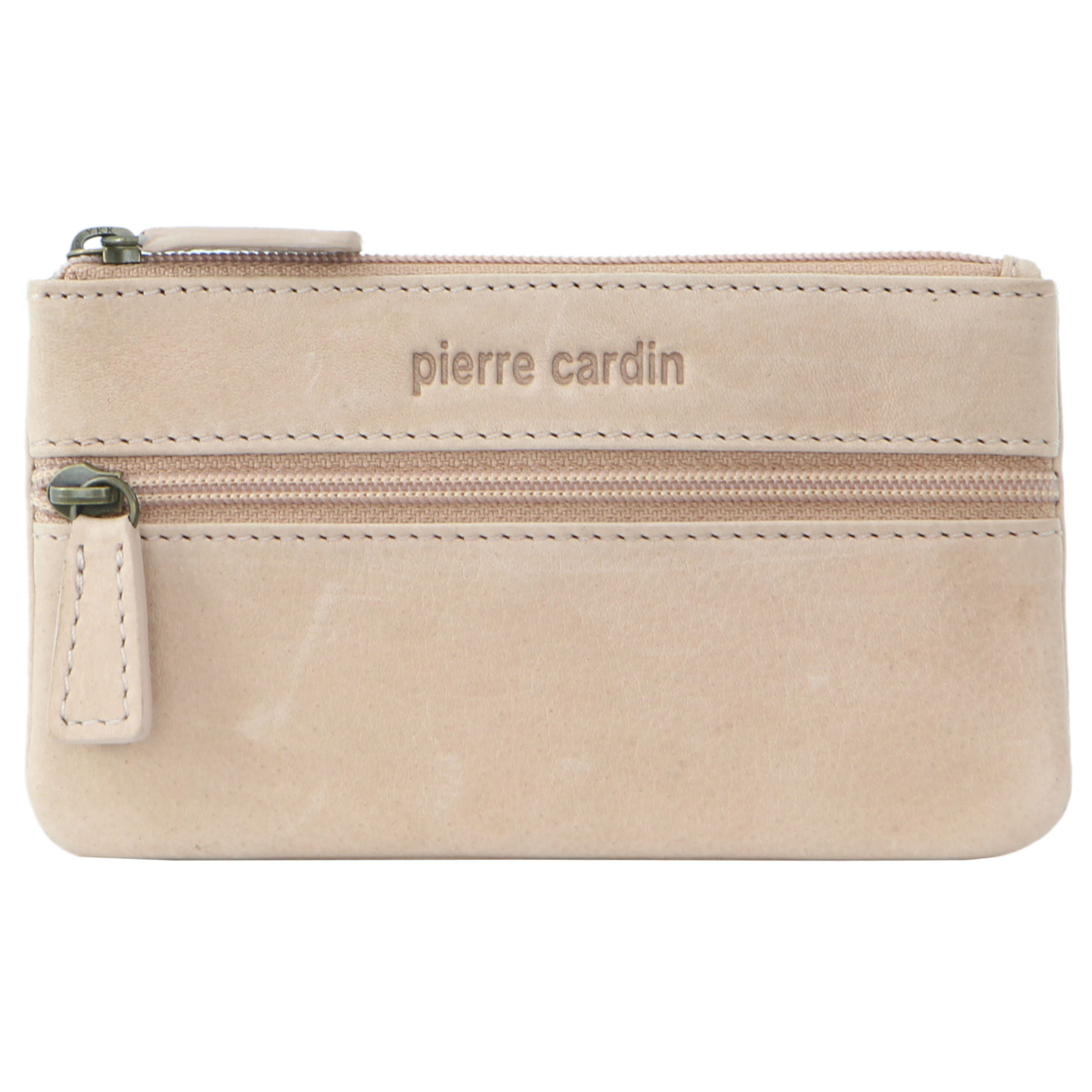 V563-PC-1349-PINK-202506020825-00 Pierre Cardin Ladies Womens Genuine Leather RFID Coin Purse Wallet - Pink - Image 1