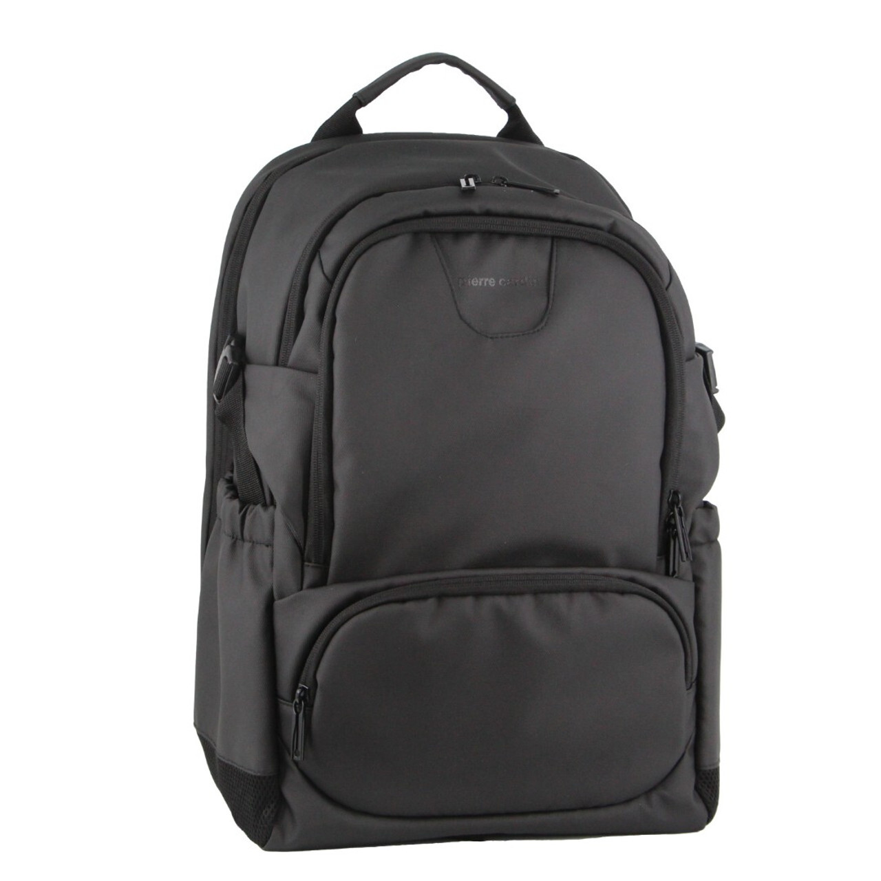 V563-PC3622-BLK-174025-00 Pierre Cardin Backpack Bag Travel & Business Built-in USB Port Outdoor - Black - Image 1